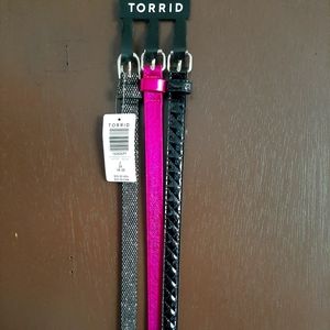 NwT TORRID fashion belts